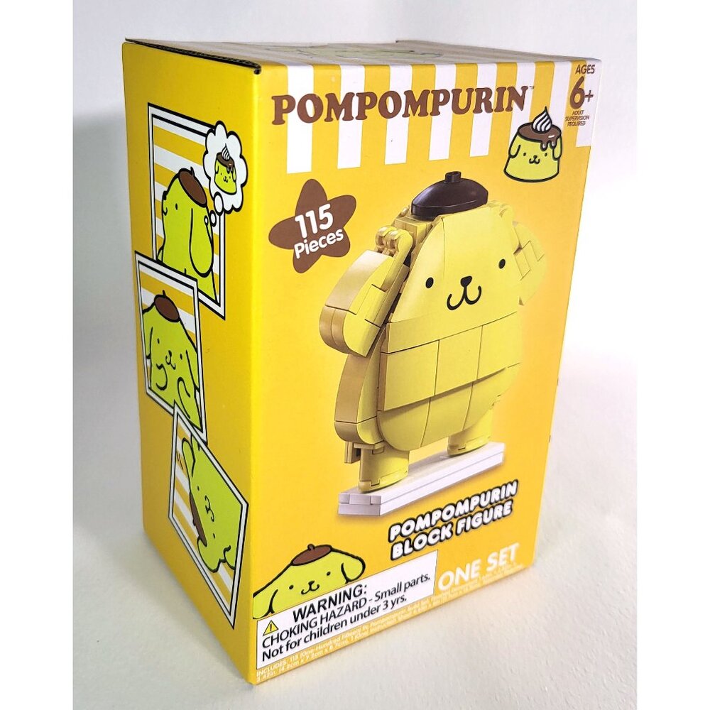 Brand NEW Sanrio Pompompurin Block Figure Toy